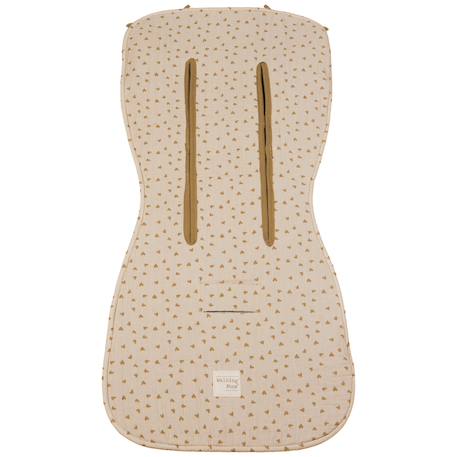 Assise pour poussette coeurs poppy cannelle Beige 4 - vertbaudet enfant 