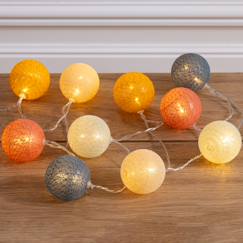 Linge de maison et décoration-Décoration-Guirlande led 10 boules - oya