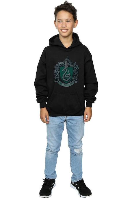 Sweat à capuche en coton peigné de qualité supérieure harry potter Noir 6 - vertbaudet enfant 