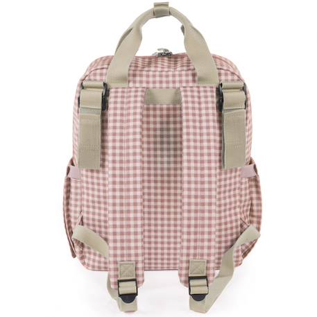 Sac à dos à langer i love vichy vert Rose, blanc 5 - vertbaudet enfant 