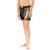 Boardshort court  ceinture demi-élastiquée eclair Noir/jaune 2 - vertbaudet enfant 
