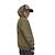 Sweat zippé à col rond et capuche  von dutch slimane Blanc crème/noir+Kaki/noir 5 - vertbaudet enfant 