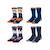 Lot de 4 paires de chaussettes  naruto shippuden Bleu marine/orange/noir/rouge 3 - vertbaudet enfant 