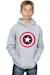 Sweat à capuche coton Marvel Bleu marine+Gris chiné 5 - vertbaudet enfant 