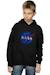 Sweat à capuche coton nasa Gris chiné+Noir 9 - vertbaudet enfant 