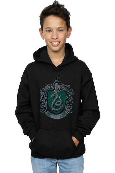 Sweat à capuche en coton peigné de qualité supérieure harry potter Noir 2 - vertbaudet enfant 