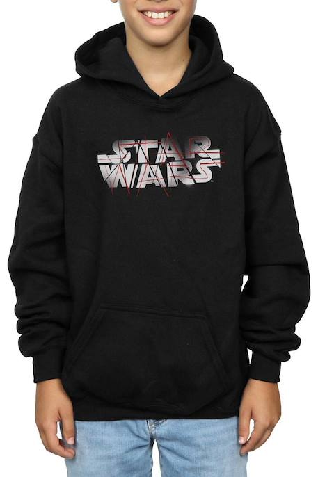 Sweat à capuche coton star wars the last jedi Noir 3 - vertbaudet enfant 
