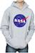 Sweat à capuche coton nasa Gris chiné 4 - vertbaudet enfant 