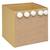 Bac de rangement pompons - yuki Marron caramel+Rose 2 - vertbaudet enfant 