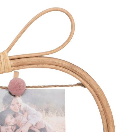 Porte-photos pomme en rotin - gaius Beige 3 - vertbaudet enfant 