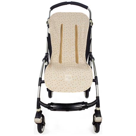 Assise pour poussette coeurs poppy cannelle Beige 2 - vertbaudet enfant 