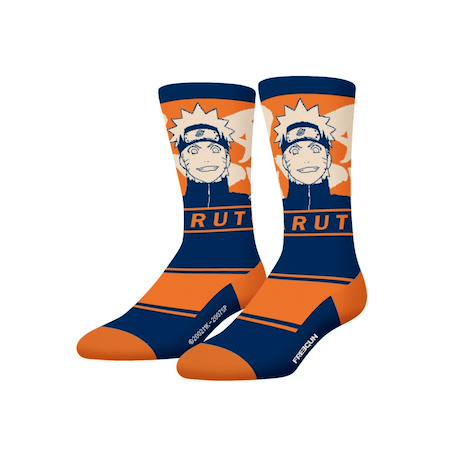Lot de 4 paires de chaussettes  naruto shippuden Bleu marine/orange/noir/rouge 2 - vertbaudet enfant 