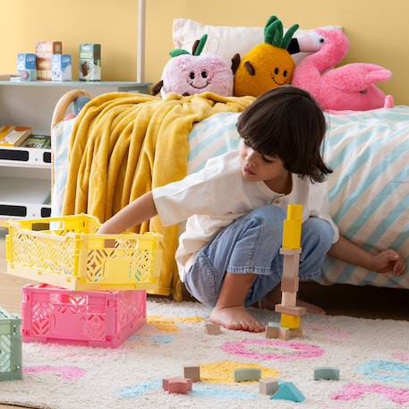 Cagette pliante - arry Beige+Bleu+Jaune+Lilas+Rose+Rose+Vert clair 24 - vertbaudet enfant 