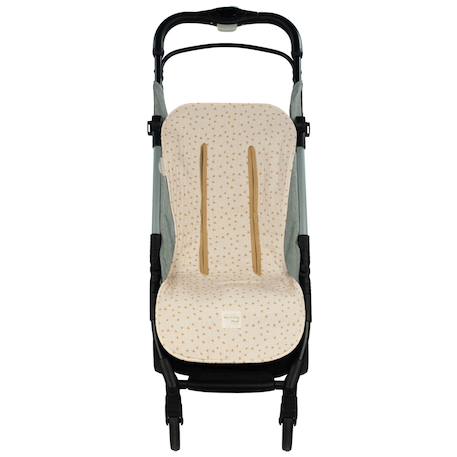 Assise pour poussette coeurs poppy cannelle Beige 3 - vertbaudet enfant 