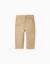 Pantalon chino en sergé Beige clair 1 - vertbaudet enfant 