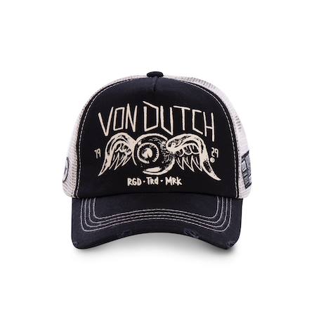 Casquette trucker avec filet  crew Noir 3 - vertbaudet enfant 