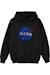 Sweat à capuche coton nasa Gris chiné+Noir 7 - vertbaudet enfant 
