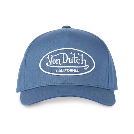 Casquette baseball  lof Bleu/blanc 3 - vertbaudet enfant 