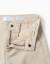 Pantalon chino en sergé Beige clair 3 - vertbaudet enfant 