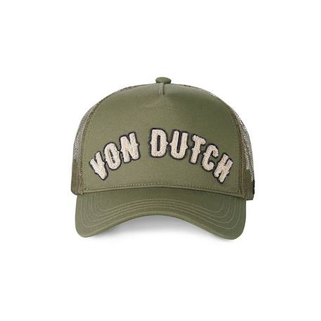 Casquette baseball  avec filet buckl Kaki/beige+Noir/beige 3 - vertbaudet enfant 