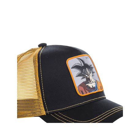 Casquette junior capslab dragon ball z goku Noir/jaune 2 - vertbaudet enfant 
