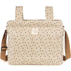 Puériculture-Sac à poussette coeurs poppy cannelle