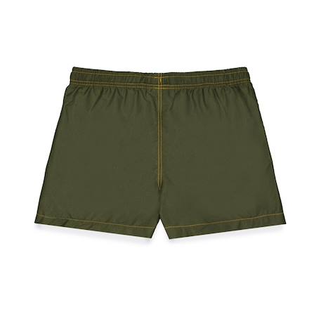 Boardshort court  avec ceinture demi-élastiquée Vert/orange 3 - vertbaudet enfant 