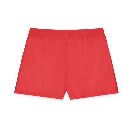 Boardshort court  avec ceinture demi-élastiquée Rouge/noir 3 - vertbaudet enfant 