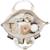 Sac à dos à langer mimosa rose Ecru, rose 4 - vertbaudet enfant 