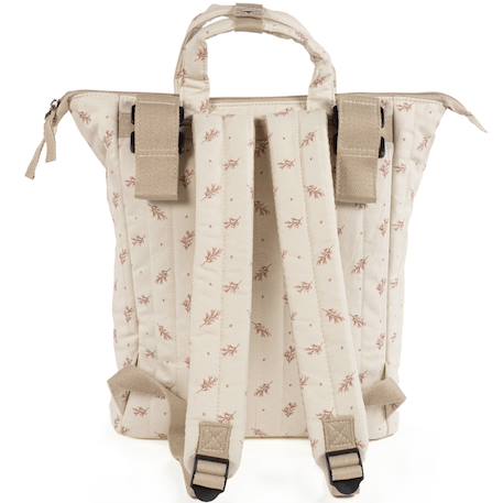 Sac à dos à langer mimosa rose Ecru, rose 5 - vertbaudet enfant 