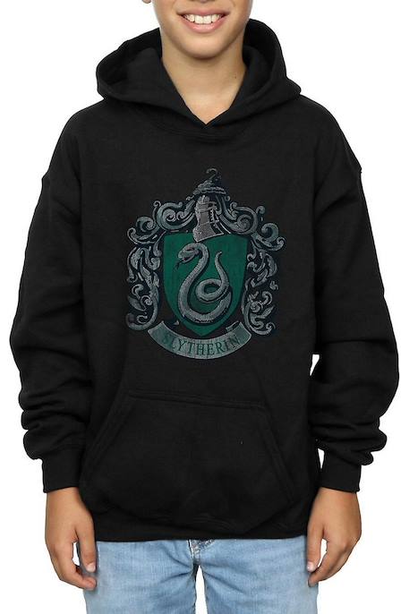 Sweat à capuche en coton peigné de qualité supérieure harry potter Noir 1 - vertbaudet enfant 
