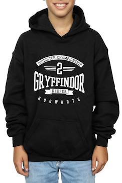 -Sweat à capuche en coton peigné de qualité supérieure harry potter gryffindor keeper