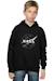 Sweat à capuche coton nasa Noir 3 - vertbaudet enfant 