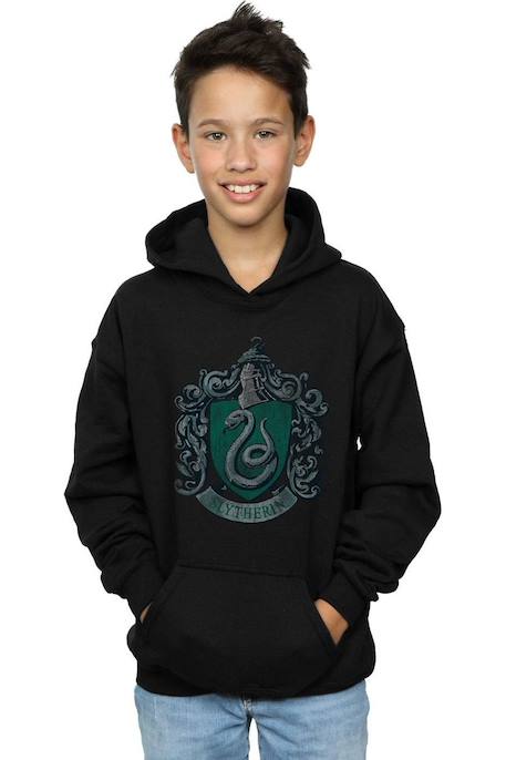 Sweat à capuche en coton peigné de qualité supérieure harry potter Noir 4 - vertbaudet enfant 