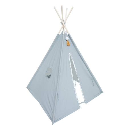 Tipi enfant - wapi Beige lin+Bleu+Rose 8 - vertbaudet enfant 