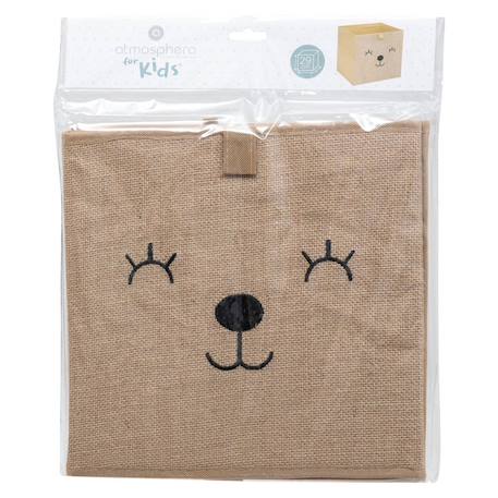 Bac de rangement ourson - kezi Marron caramel 3 - vertbaudet enfant 