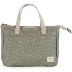 Puériculture-Toilette de bébé-Trousse de toilette à pois poppy cannelle