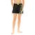 Boardshort court  ceinture demi-élastiquée eclair Noir/jaune 3 - vertbaudet enfant 