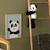 Peluche panda - andy Noir et blanc 1 - vertbaudet enfant 