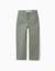 Pantalon chino en sergé Bleu foncé+Vert foncé 5 - vertbaudet enfant 