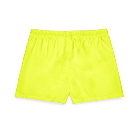 Boardshort court  avec ceinture demi-élastiquée Jaune/noir 3 - vertbaudet enfant 