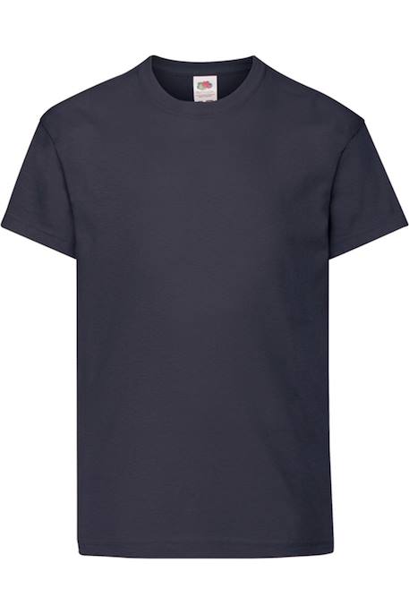T-shirt coton original Azur+Blanc+Bleu ciel+Bleu marine+Bleu marine sombre+Bleu roi+Bordeaux+Fuchsia+Gris chiné+Jaune+Noir+Olive classique+Orange+Rouge+Rouge orangé+Tournesol+Vert bouteille+Vert clair+Vert kelly+Violet 13 - vertbaudet enfant 