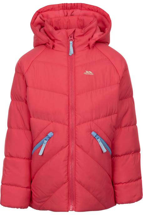 Veste matelassée  annah Fraise+Noir 1 - vertbaudet enfant 