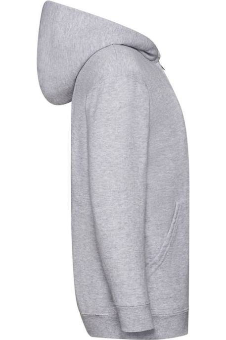 Veste à capuche coton classic Gris chiné 3 - vertbaudet enfant 