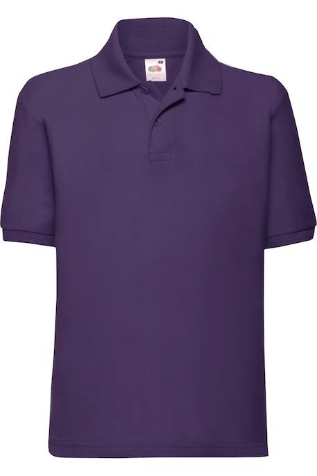 Polo enfant Bleu ciel+Bleu marine+Bleu marine sombre+Bleu roi+Bordeaux+Gris chiné+Noir+Rose clair+Rouge+Tournesol+Vert bouteille+Violet 34 - vertbaudet enfant 