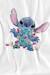 T-shirt Stitch Noël motif croquis et lumières de noël coton Blanc 3 - vertbaudet enfant 