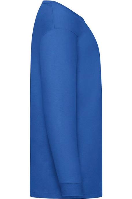 T-shirt enfant manches longues coton valueweight Bleu marine sombre+Bleu roi+Noir+Rouge 6 - vertbaudet enfant 