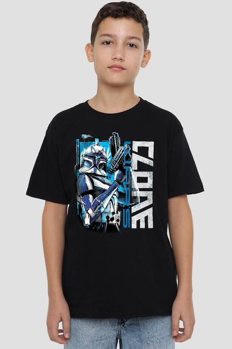 T-shirt motif clone rex coton star wars Noir 4 - vertbaudet enfant 