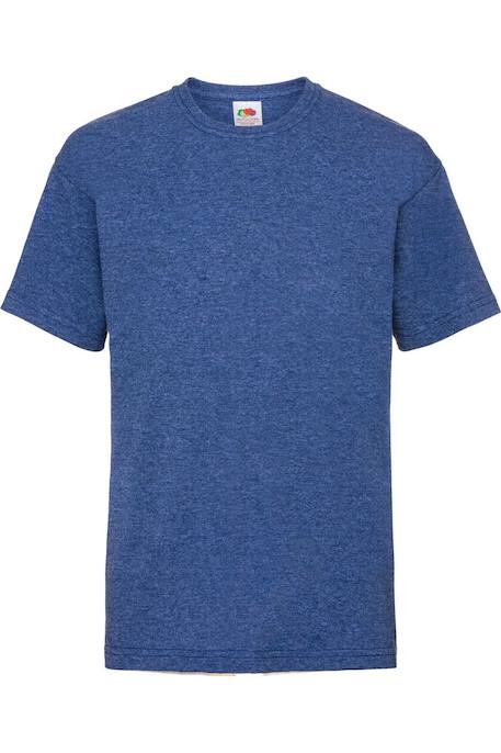 T-shirt coton valueweight Bleu roi chiné+Gris foncé chiné+Vert chiné 1 - vertbaudet enfant 