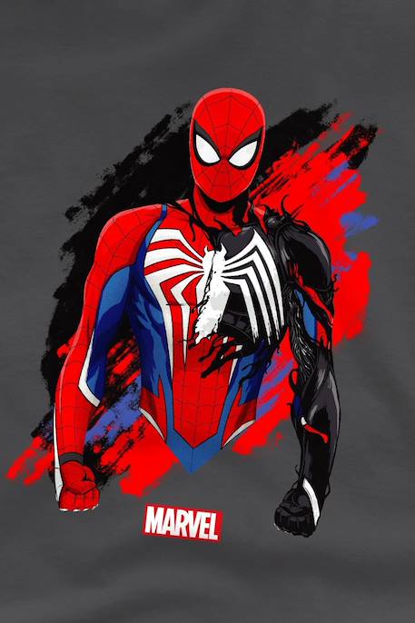 T-shirt manches courtes coton symbiote Charbon 2 - vertbaudet enfant 